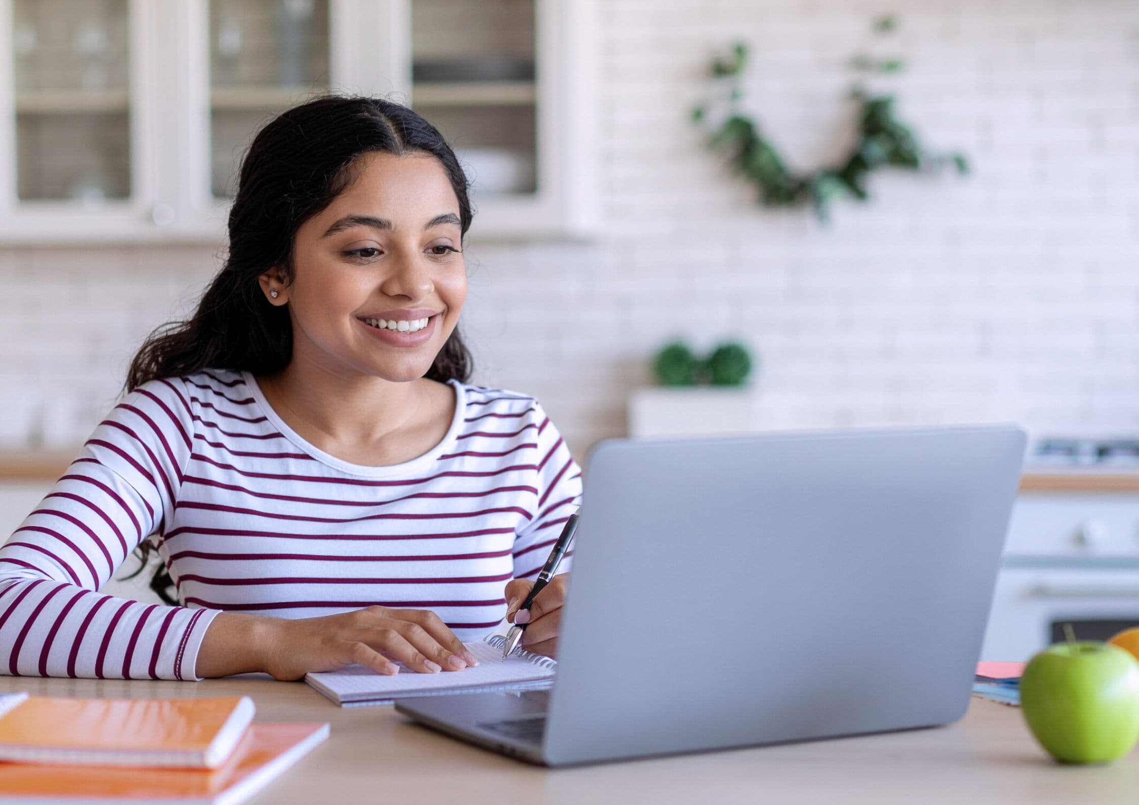 Students collaborating at IRI Summer Literature Review June information session