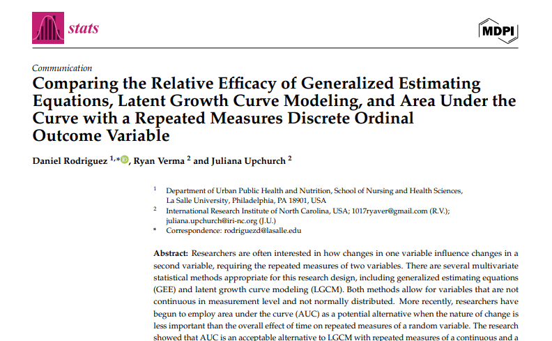 Paper by Ryan Verma
