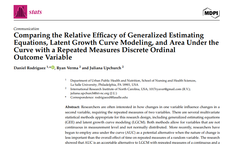 Paper by Ryan Verma